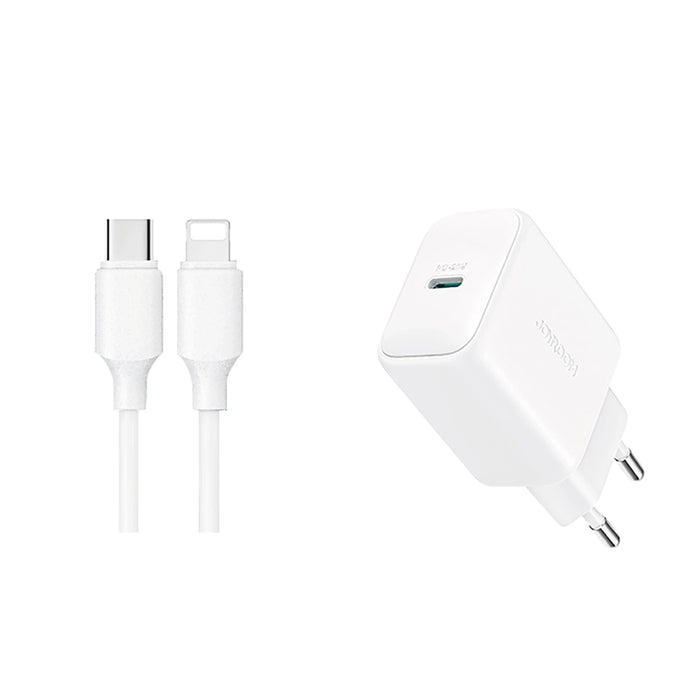 Joyroom JR-TCF20 network charger with C-Lightning 20W 1m cable (white)