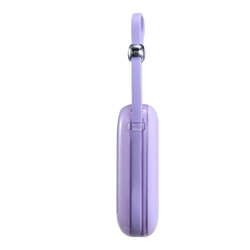 Joyroom Power Bank Jelly Series C+U, PD 22.5W, 10000 mAh with built-in Type-C cable PD18W, Purple (JR-L002)