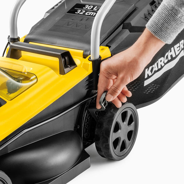 Battery-powered lawnmower KARCHER LMO 2-18 (1.445-400.0) Black, Yellow