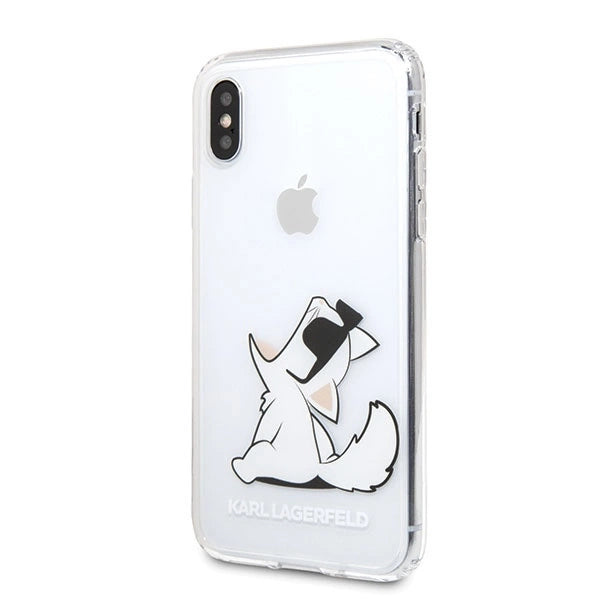 Karl Lagerfeld Choupette Fun iPhone X/Xs Case - Transparent