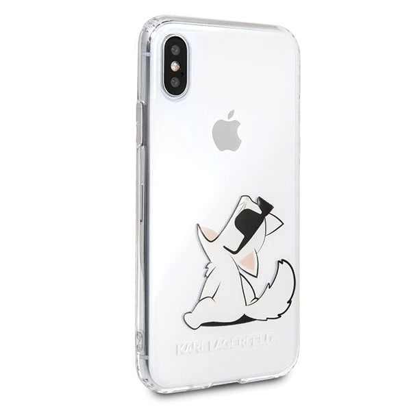 Karl Lagerfeld Choupette Fun iPhone X/Xs Case - Transparent