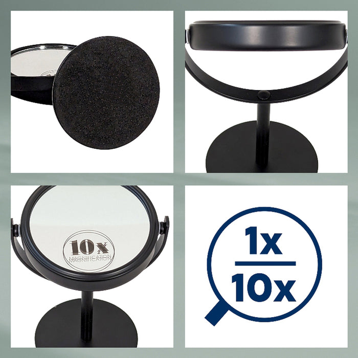 COSMETIC MIRROR BLACK KELA "SELENA"