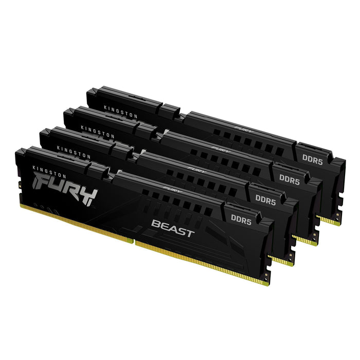KINGSTON FURY Beast 128GB 5600MT/s DDR5 CL40 DIMM Kit of 4 Black XMP