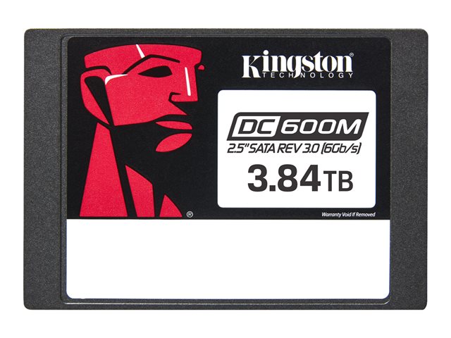 KINGSTON 3.84TB DC600M 2.5inch SATA3 mixed-use data center SSD for enterprise servers and NAS (VMWare Ready)