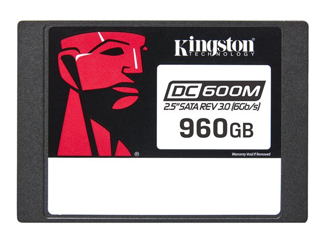 KINGSTON 960GB DC600M 2.5inch SATA3 mixed-use data center SSD for enterprise servers and NAS (VMWare Ready)