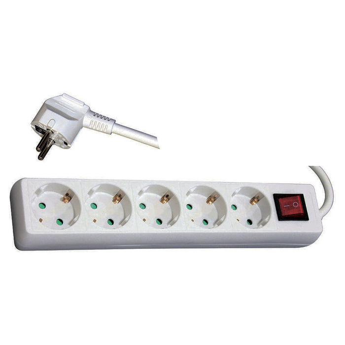 SPLITTER 5 SOCKETS 5M KONEKTO 3G1.5MM