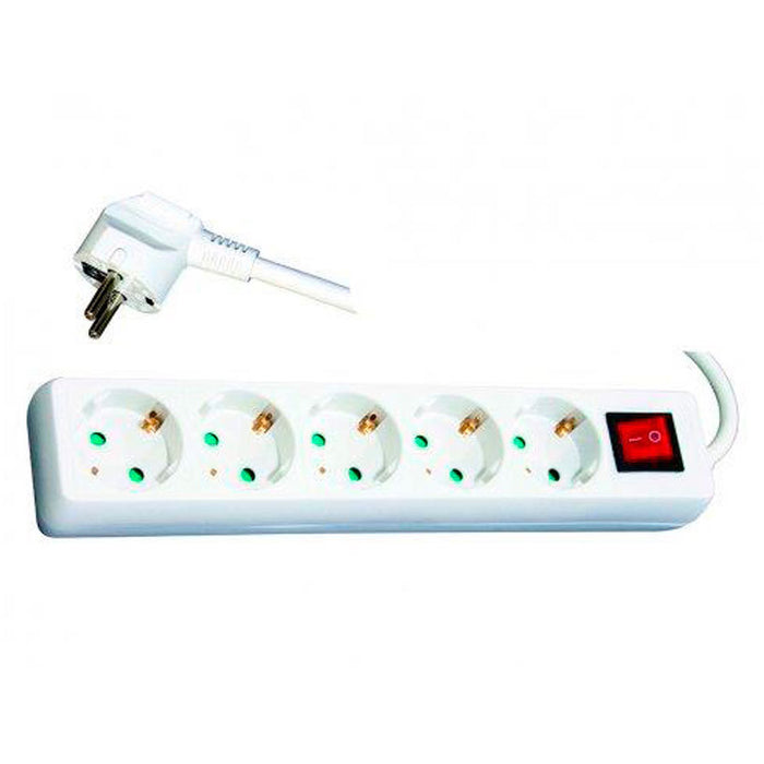 FIVE SOCKET DISCONNECTOR WITH CABLE KONEKTO 5 SOCKETS WITH KEY 3M DETAIL PROTECTION