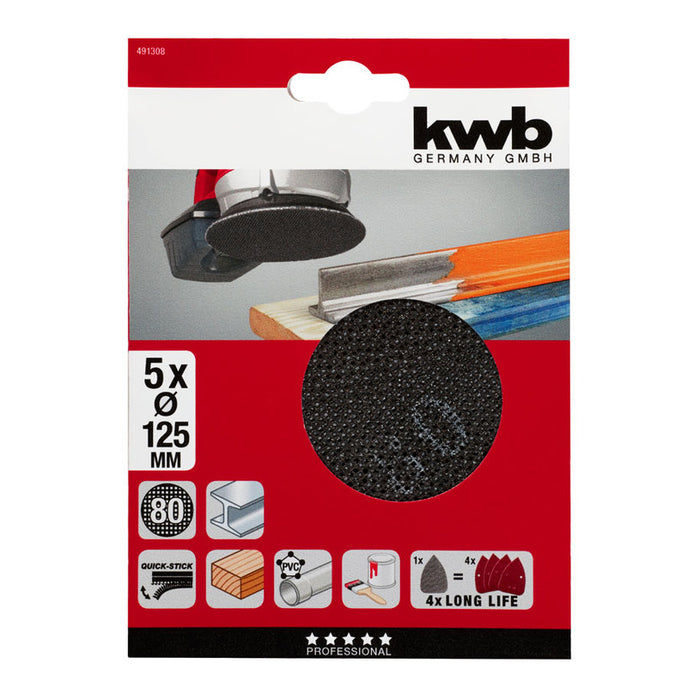 MESH SCREWS 5 PCS F125MM N80 KWB