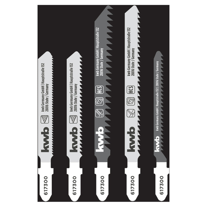 SET OF JIG SAW KNIVES 20 PCS. KWB