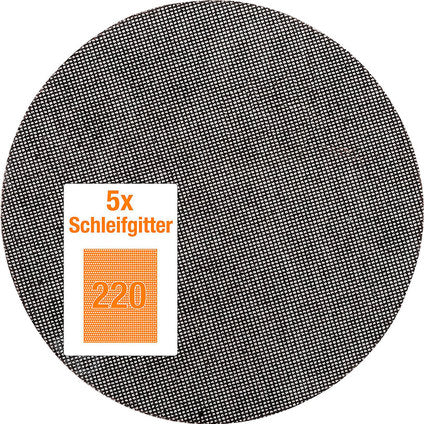 MESH SANDPAPER 5 PCS. KWB P220