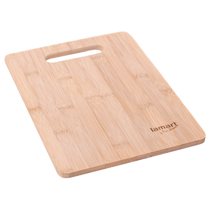 BAMBOO CUTTING BOARD + KNIFE LAMART LT2059