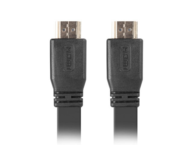 Lanberg HDMI M/M V2.0 cable 5m,  4K flat, black