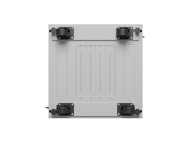 Lanberg rack cabinet 19" free-standing 15U/600x600 (flat pack) with glass door lcd grey v2