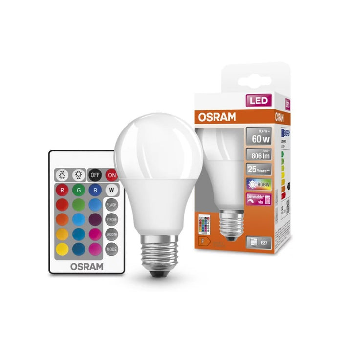 SMART LAMP BOX CLA60 RGB REM 9W/827 230V FR E27 LEDVANCE