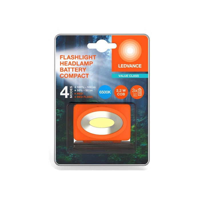 HEADER POWERED BY 3 NO. AAA COMPACT LEDVANCE BATTERIES