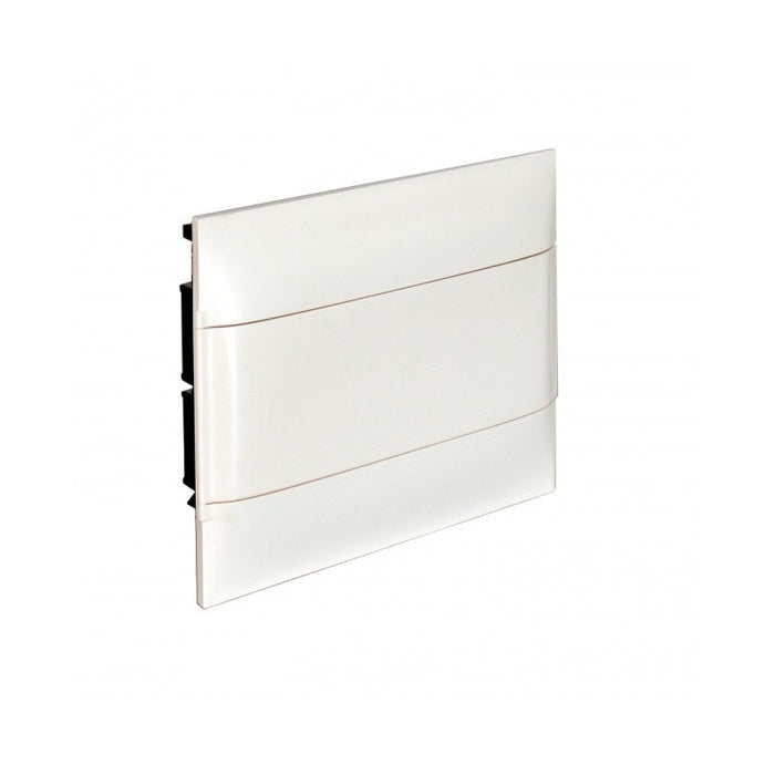TWELVE-MODULE BOARD + PLASTERBOARD RAIL WITH WHITE LEGRAND DOOR