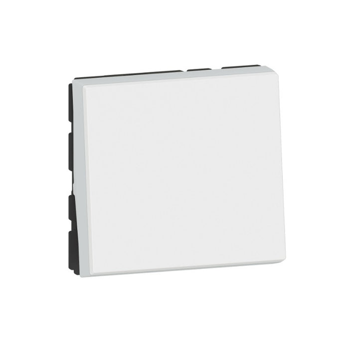 TWO-MODULE BUTTON 6A LGR 278040L MOSAIC LEGRAND - WHITE