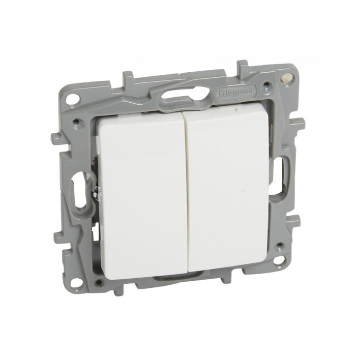 NILOE LEGRAND SERIAL KEY WITH 3 TERMINALS - WHITE