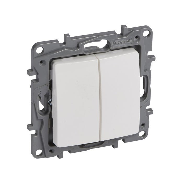 AUTOMATIC SERIAL BUTTON 6 A 250 V~ NILOE LEGRAND - WHITE