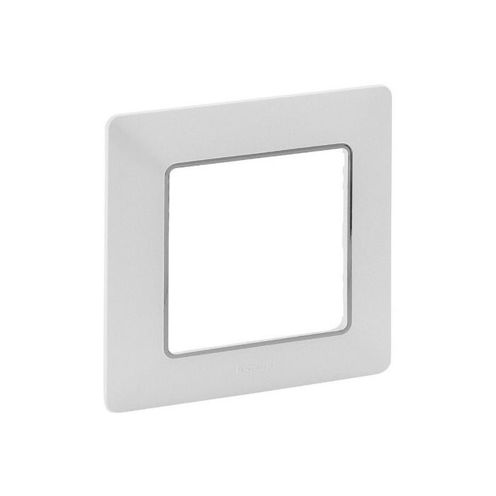 SINGLE FRAME VALENA LIFE LEGRAND - WHITE-CHROME