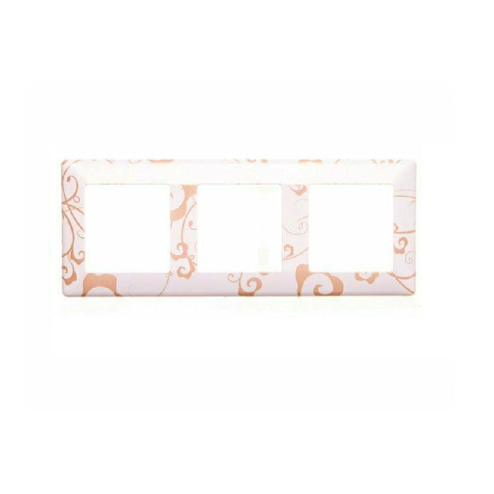 TRIPLE FRAME VALENA LIFE LEGRAND - WHITE FLORAL