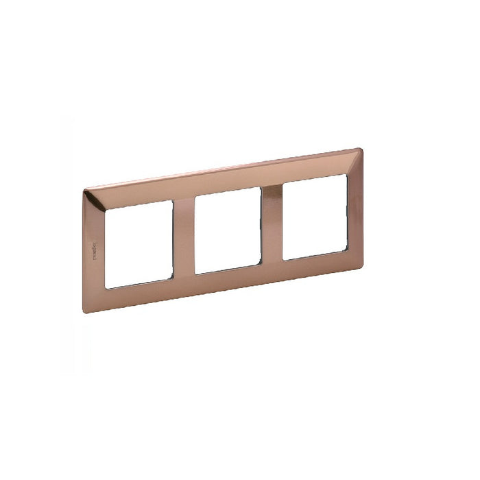 TRIPLE FRAME VALENA LIFE LEGRAND - COPPER