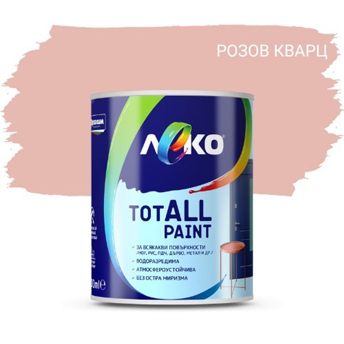 TOTAL PAINT ROSE QUARTZ 0.600 L LEKO