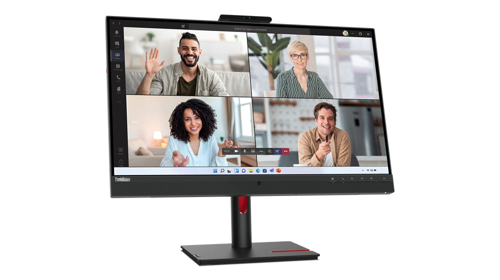 Lenovo ThinkVision T27hv-30 27" IPS, WLED, 16:9, 2560x1440, 4ms, 1000:1, 75Hz, 5MP IR&RGB camera, 5Wx2 Speakers, USB-C, HDMI, DP, RJ45, Tilt, Swivel, Pivot, Height Adjust Stand