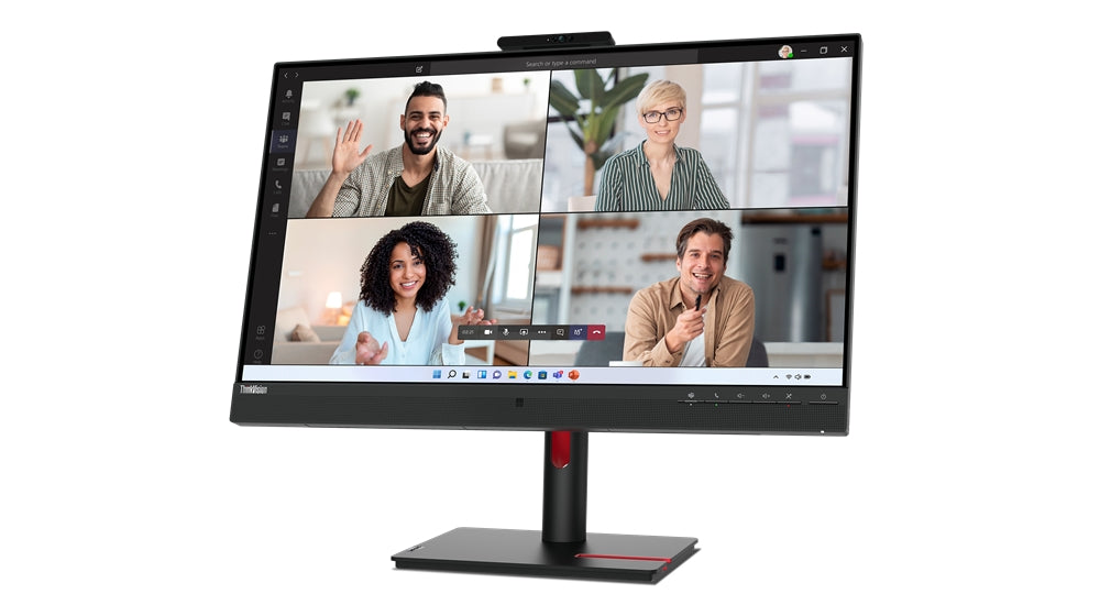Lenovo ThinkVision T27hv-30 27" IPS, WLED, 16:9, 2560x1440, 4ms, 1000:1, 75Hz, 5MP IR&RGB camera, 5Wx2 Speakers, USB-C, HDMI, DP, RJ45, Tilt, Swivel, Pivot, Height Adjust Stand