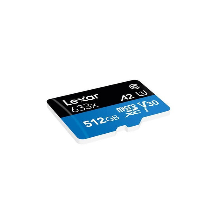 micro SDXC 512GB Cl10 100/70MB/s A2,V30,U3 LEXAR