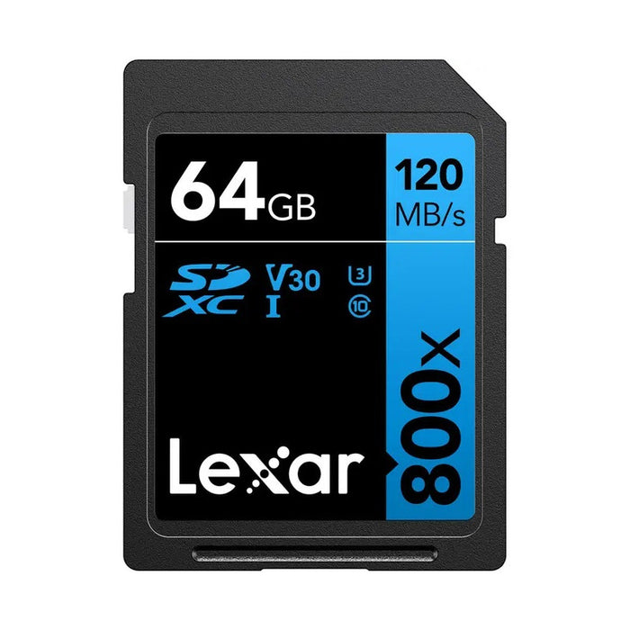 MEMORY CARD SDXC 64GB 120/45MB/s UHS-I,V30,U3 LEXAR