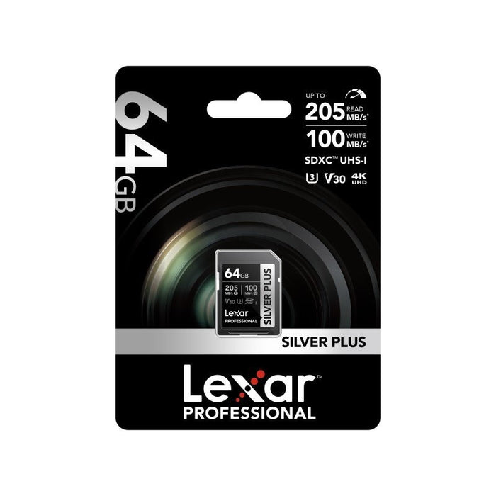 Lexar Professional SILVER PLUS SDXC 64GB memory card