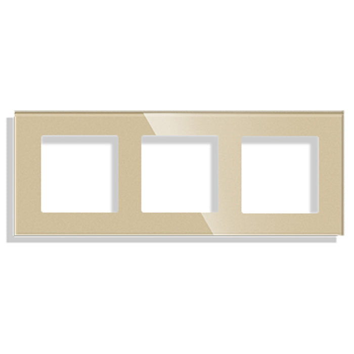 FRAME TRIPLE GLASS GOLD LUXON