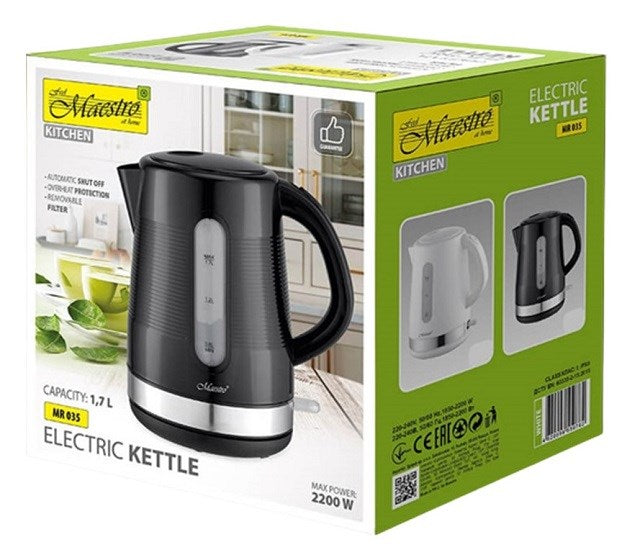MAESTRO electric kettle 1,7 l MR-035-BLACK