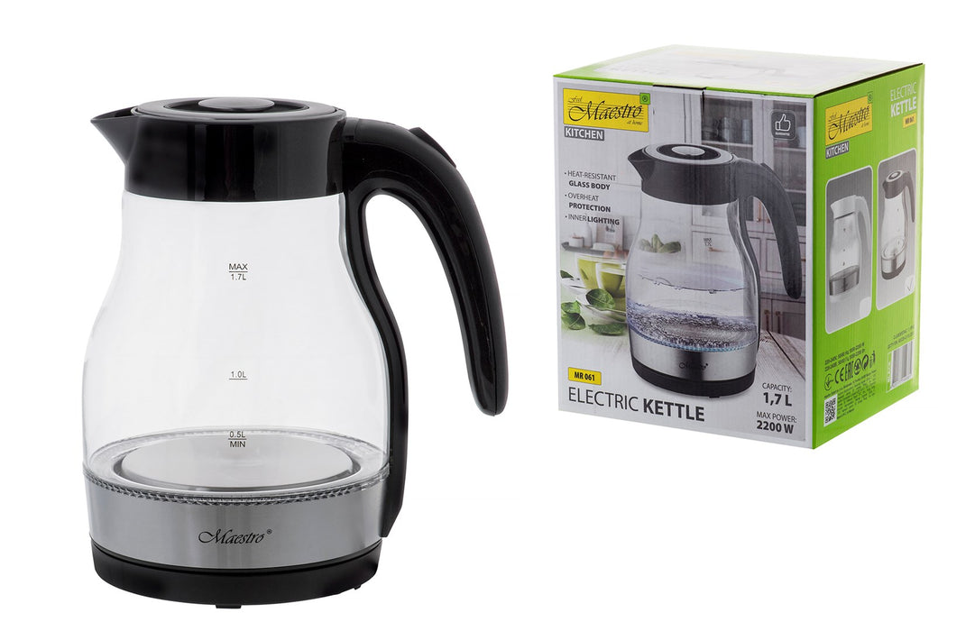 ELECTRIC KETTLE MAESTRO MR-061 BLACK