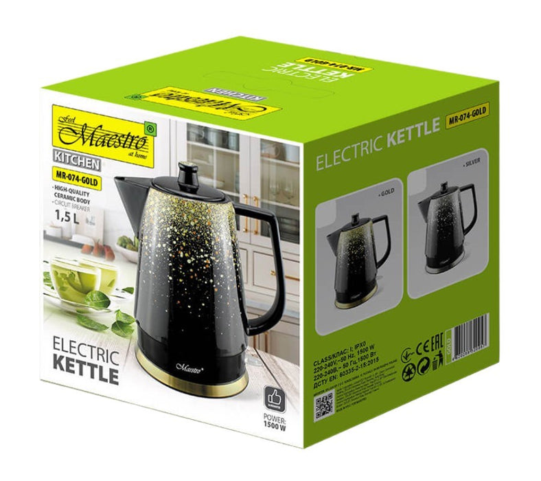 MAESTRO MR-074-GOLD ceramic electric kettle