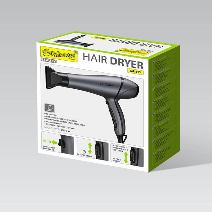 Hair dryer 2300W MAESTRO MR-215