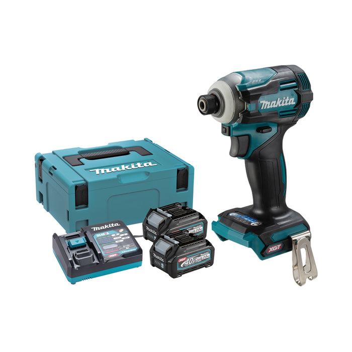 BATTERY BRUSHLESS IMPACT SCREWDRIVER MAKITA TD001GD201 40 V, 220.00 nm, NUMBER OF BATTERIES 2, 2.00 Ah, SUITCASE