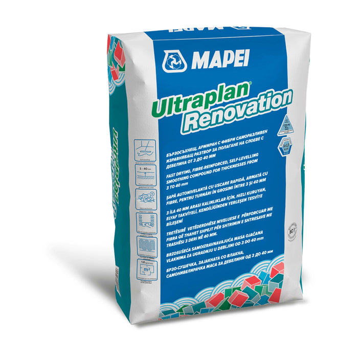 3 TO 40 MM MAPEI ULTRAPLAN RENOVATION SELF-FLASHING PLASTER