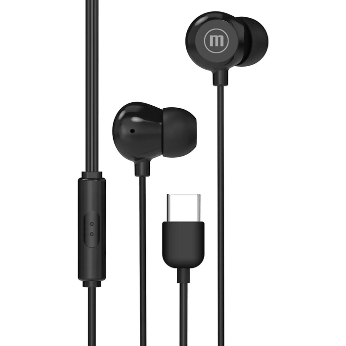 Headphone plugs with microphone MAXELL IN-BAX, USB-C