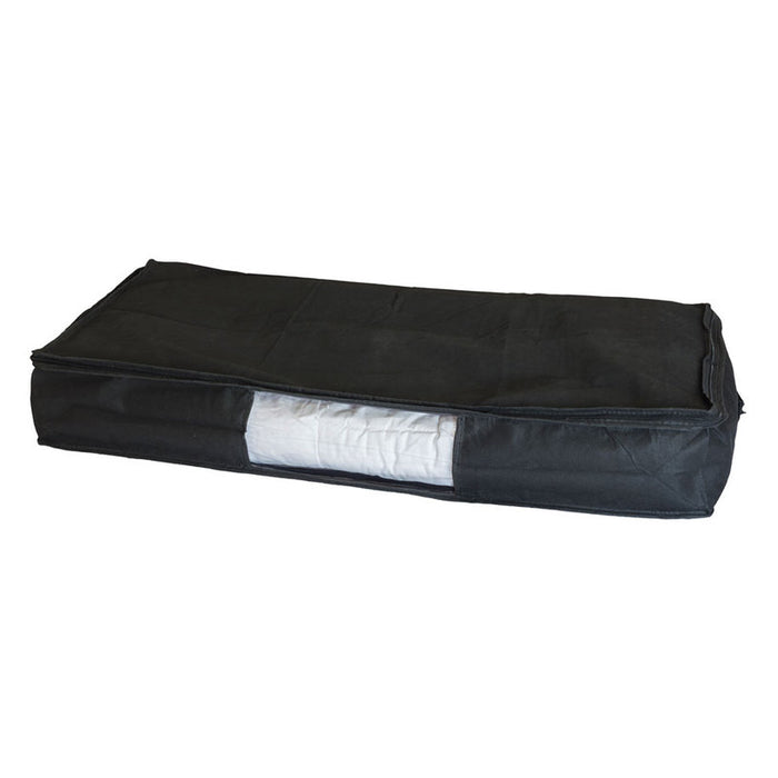 STORAGE BAG WITH ZIP 90X45X15CM BLACK MAXHOME