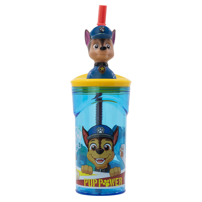 3D 360 ML PAW PATROL MAXHOME BOTTLE WITH STRAW