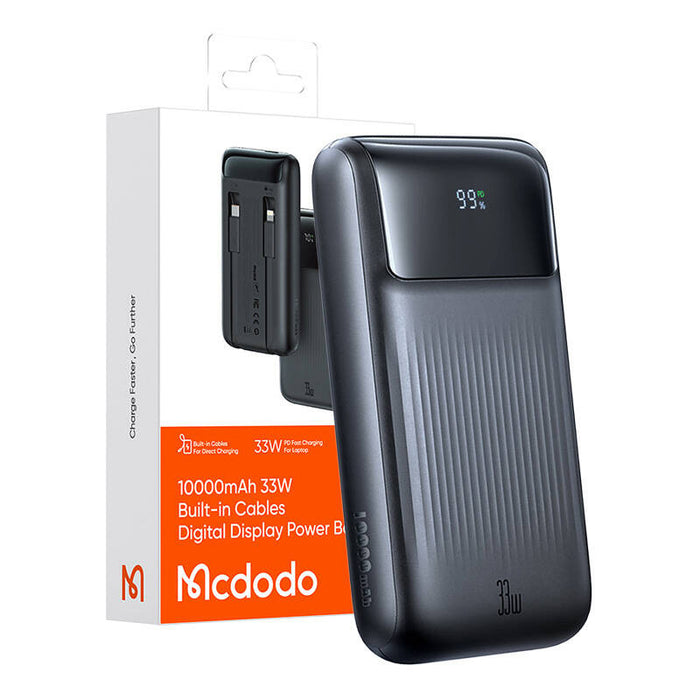 Power Bank Mcdodo MC-0231 Digital Dis 10000mAh, 33W (black)