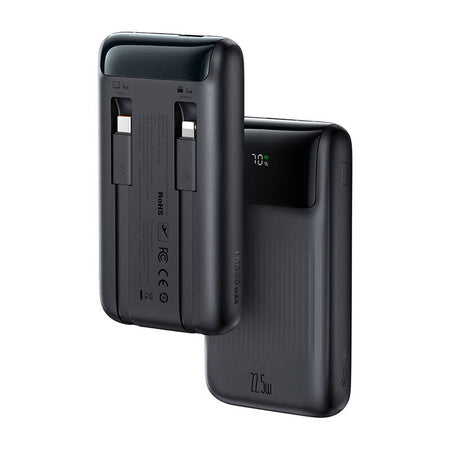 Mcdodo MC-0241 Digital Display Powerbank 10,000 mAh 22.5W (black)