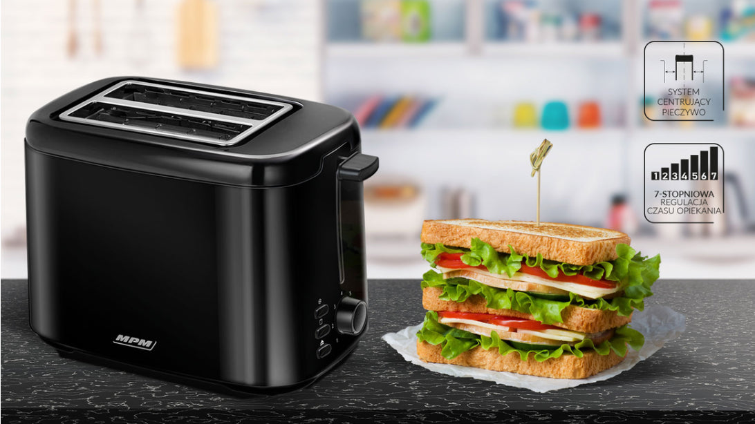 Toaster MPM MTO-07/c black