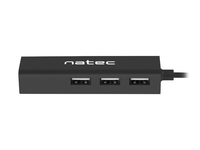 Natec usb 2.0 hub dragonfly 3x port usb 2.0 usb+rj45