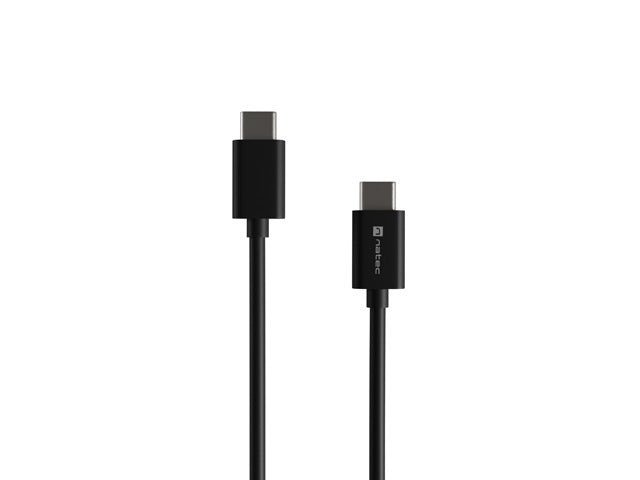 Natec USB-C(M) -> USB-C (M) 2.0 cable 2m pd 100w Black