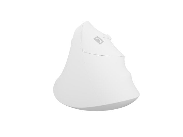 Natec Vertical Mouse Crake 2 Wireless, 2400DPI Bluetooth 5.2 + 2.4 GHz White