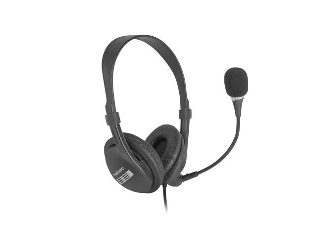 Natec Headset Drone With Microphone Black