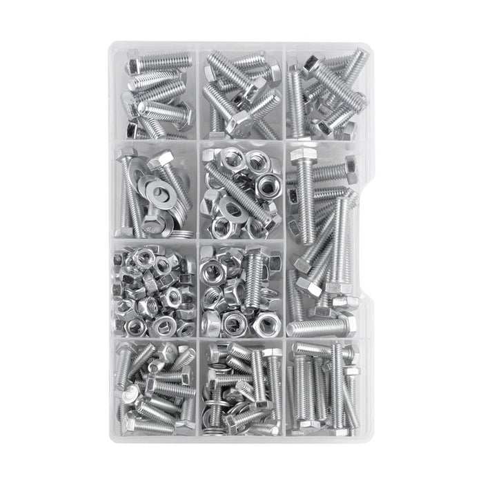 BOLT WASHERS AND NUTS SET 260 NUMBER DIFFERENT SIZES NEXTOOL